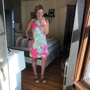 Lily Pulitzer Delia Shift in Pink Lemonade
